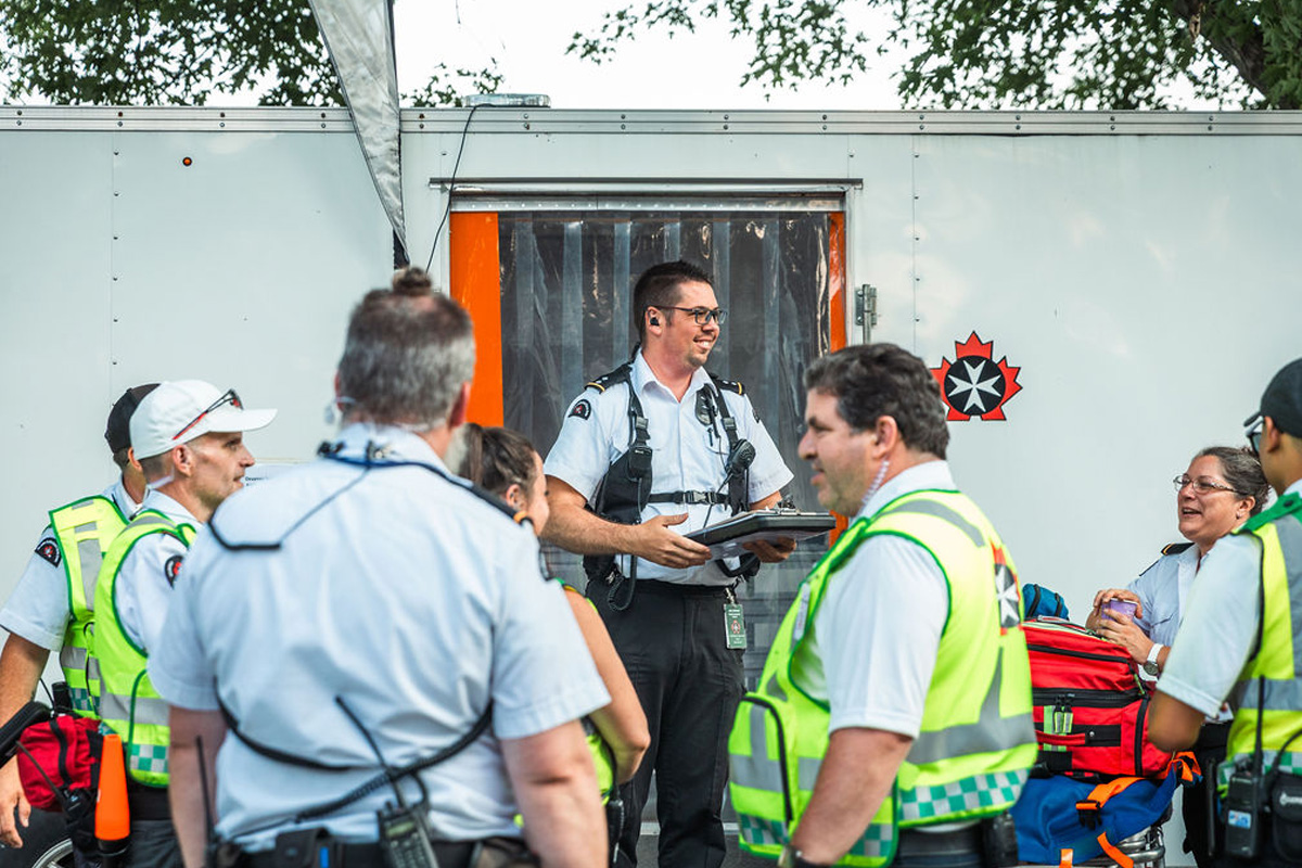 Qualified medical team - La Fête du Lac des Nations Promutuel Assurance – Music and fireworks festival in Sherbrooke